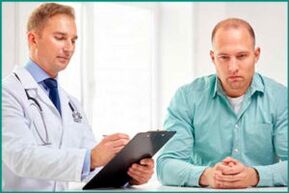 Le patient à la réception du médecin